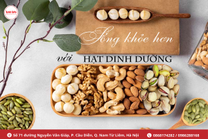 Sống khỏe hơn với ăn vặt hạt dinh dưỡng